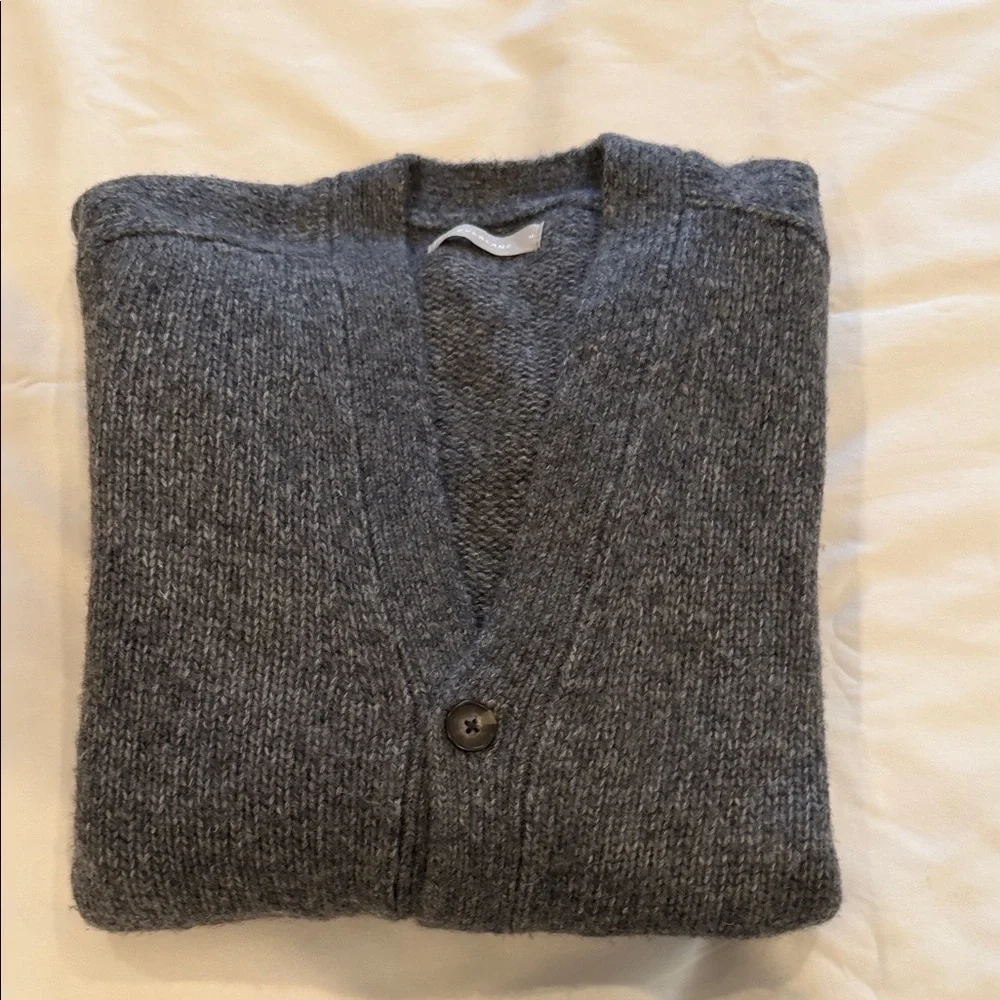 Everlane Men's Charcoal Cardigan